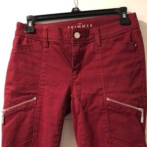 White House black market burgundy pants